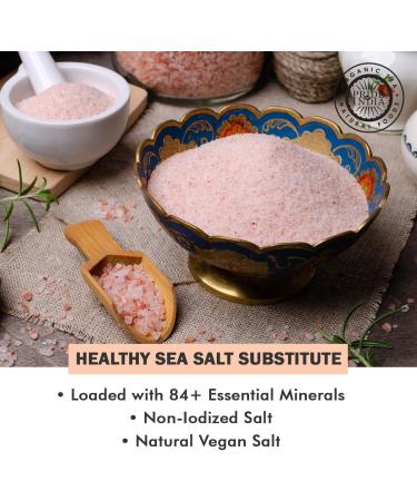 Pride Of India - Himalayan Rock Salt - 84+ Natural Mineral Enriched (Pure Himalayan Pink Salt Coarse Grind 2.2 Pound Jar) Pure Himalayan Pink Salt Coarse Grind 2.2 Pound Jar - Buy Online on GoSupps.com
