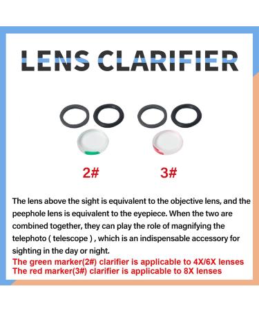 SOPOGER Archery 37/45 Degree Peep Sight Kit with Clarifier and Inner Core Lens - Bow Hunting Accessory for Compound Bow | 8X Black - Buy Online on GoSupps.com