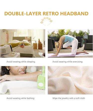 Lurrose Golden Crown Headband - Mary Goddess Tiaras for Weddings Halloween Costumes & Cosplay Parties | 33x25cm Headdress - Buy Online on GoSupps.com