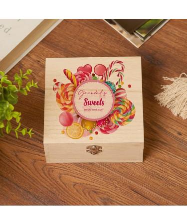 ukgiftstoreonline Personalised Grandad Candy and Sweets Wooden Box Gift - Buy Online on GoSupps.com