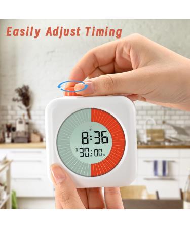 EooCoo Visueller Timer - White | International Shipping Available - Perfect for Home & Office Use - Buy Online on GoSupps.com
