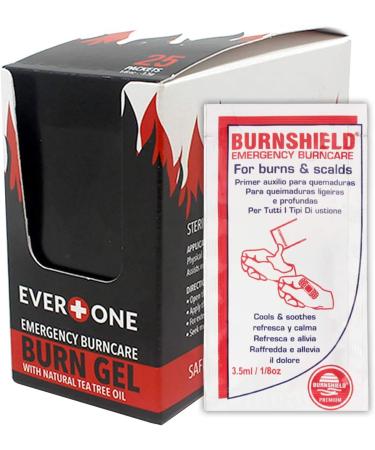 EverOne Emergency Burncare Burn Gel 3.5g Packets - 25 Count Pack of 1 | Soothing Relief for Burns - Buy Online on GoSupps.com