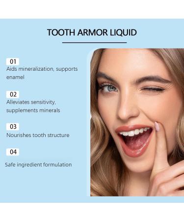  BRVLY Remineralizing dental armor Tonics for teeth and gums Nano hydroxyapatite mouthwash for sensitive teeth Yellow stain remover Enamel strengthening toothpaste (7) - Buy Online on GoSupps.com