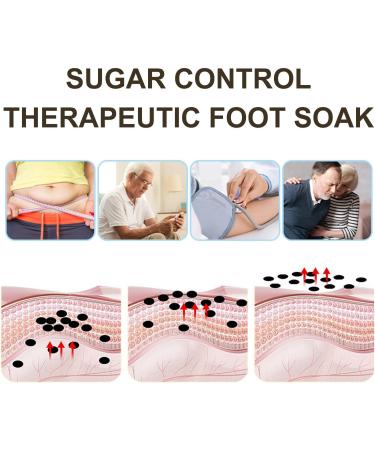 Healthify Sugar Control Therapeutic Foot Soak Sugar Control Therapeutic Foot Soak Bag Natural Therapeutic Foot Soak bag Blood Sugar Control Therapeutic Foot Soak (3 Pack) - Buy Online on GoSupps.com