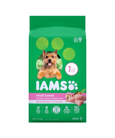 Iams Small Breed Adult Dry Dog Food, Chicken 7 Pound (Pack of 1)