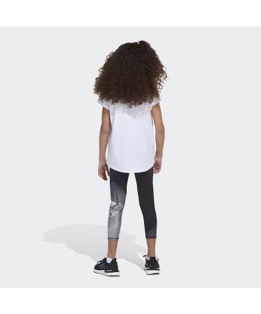 adidas Girls' Aeroready Graphic 7/8 Tights XL Slim Black - Performance Wear for Active Kids - Buy Online on GoSupps.com