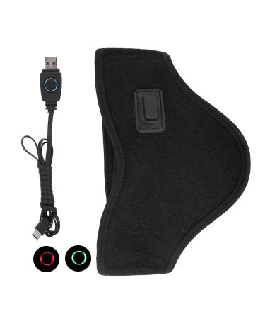 Electric Heating Pad for Neck Heated Neck Collar to Relieve Neck Pain (Black)