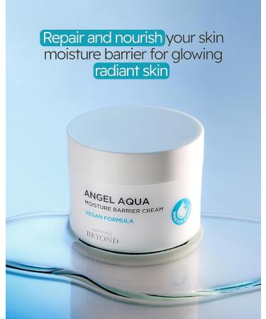 BEYOND Angel Aqua Moisture Barrier Cream - Vegan Deeply Nourishing Face Moisturizer (Pack of 2 5.1 fl oz Each) with Hyaluronic Acid & Shea Butter for Ultimate Hydration - Buy Online on GoSupps.com