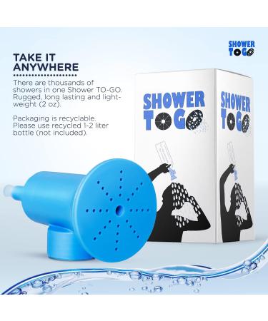 Shower to Go: Portable Camping Shower & Multifunctional Water Sprinkler - Ideal for Outdoor Activities, Gardening, Pet Cleaning & Hiking - Buy Online on GoSupps.com