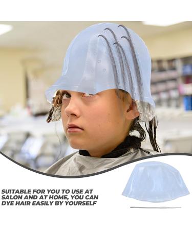 Bonnet de Teinture en Silicone lastique Taille Unique avec Crochets Perfor s Outil de Coloration R utilisable pour Salon de Coiffure et Usage Domestique Couleur Al atoire - Buy Online on GoSupps.com