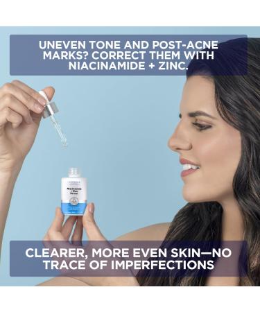 Dernier Niacinamide 10% + Zinc Serum Skin Care Dark Spot Corrector & Hydrating Face Moisturizer Beauty Products for Glowing Face Pore Minimizer Even Skin Tone Sebum Regulator (1 fl oz) - Buy Online on GoSupps.com