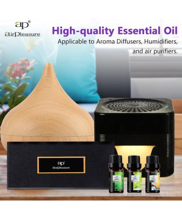 Fresh Essential Oils Set - 6x10ml Aromatherapy Gift Kit for Diffusers & Humidifiers - Tea Tree Lavender Peppermint & More - Buy Online on GoSupps.com