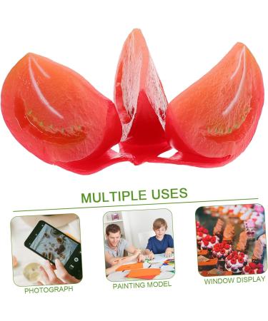 Alipis 9 Pcs Imitation Tomato Fake Tomato for Home Realistic Vegetable Decor Small Vegetable Ornament Red Tomato Figurine Lifelike Vegetable Tomato Artificial Lotus Root Slices Pvc Watermelon Redx3pcs 6.5x3.5cmx3pcs - Buy Online on GoSupps.com