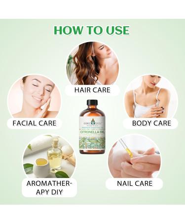 EVOKE OCCU Citronella Essential Oil and Geranium Essential Oil - 4 Fl Oz - Buy Online on GoSupps.com