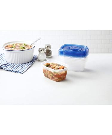GladWare Soup & Salad Food Storage Containers - Medium Rectangle, 24 oz (Pack of 5) - Buy Online on GoSupps.com