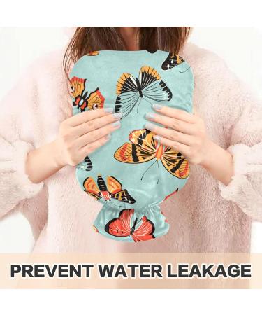 Butterfly Hot Water Bottle 1L - BPA Free Small Pain Relief Bag Hot & Cold Compress - Buy Online on GoSupps.com