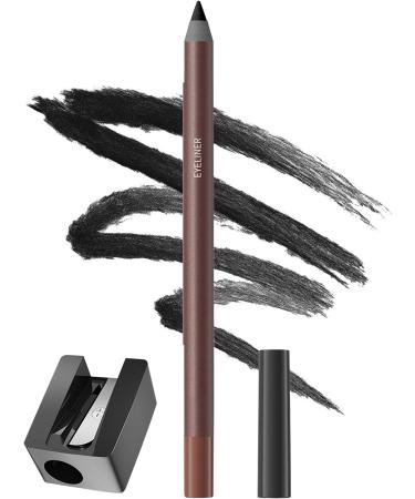 Hailerio Eyeliner Eye Makeup Gel Pencil With SharpenerLong Lasting Liquid Makeup Liner For Women Daily Use 5Black - Buy Online on GoSupps.com