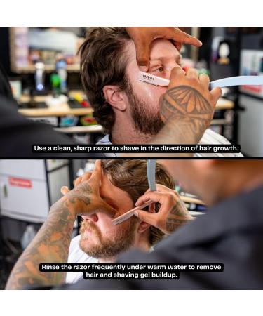 Non-Foaming Shave Gel for Men - Professional Barber-Grade Sandalwood | Moisturizing Skin Replenishing Smooth Close Shave | 6.8 oz - Buy Online on GoSupps.com