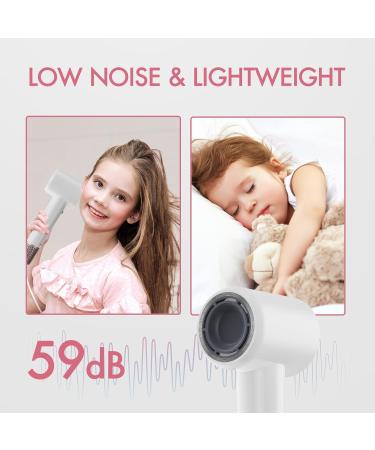 High-Speed 1500W Hair Dryer - 110 000 RPM Brushless Motor Negative Ionic Technology for Fast & Quiet Drying | Professional Low Noise Blow Dryer - Buy Online on GoSupps.com