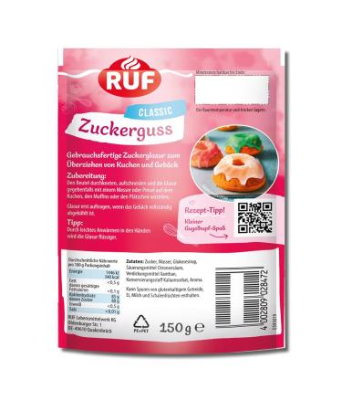 Kneadable Sugar Glaze for Cakes & Pastries - 150g | Instant Use Icing for Coloring & Flavoring - Buy Online on GoSupps.com