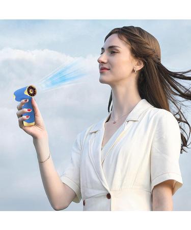 Handheld Hair Dryer Battery Operated Hair Dryer Cordless Hot Air Hair Dryer Rechargeable Personal Cordless Turbos Fan Dry Blower with Adjustable Speed for Travel Use Blue High Speed turbine Hair Dryer  - Buy Online on GoSupps.com