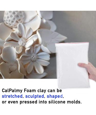 Moldable Cosplay Foam Clay (White) - High Density & Quality for Detailed Designs | Air Dries for Precision Cutting & Shaping 300g - Buy Online on GoSupps.com