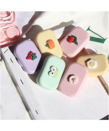 Buy Cartoon Matte Contact Lens Etui - MEITONG Pumpkin Storage Box | Durable Plastic Lens Container - Buy Online on GoSupps.com