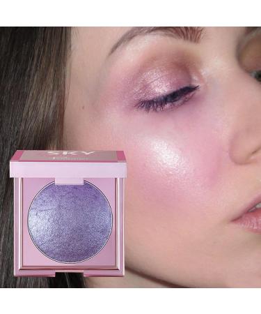 Highlighter Powder - 8g Ultra Fine Girls Highlighting Makeup Powder | Portable Makeup for Cosplay Parties Performances Beginner Friendly Face Body Highlighter Tmay #08 - Buy Online on GoSupps.com