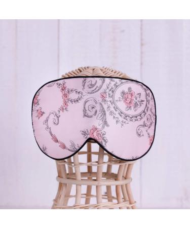 Buy Maxfeel 100% Pure Silk Eye Mask - Floral Sleep Eye Cover for Ultimate Comfort | International Shipping Available - Buy Online on GoSupps.com