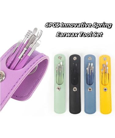 Pleteffect Ear Cleaner Pleteffect Ear 6PCS Innovative Spring Earwax Tool Set Pleteffect Earwax Removal Kit The Most Professional Ear Cleaning Master (Blue) - Buy Online on GoSupps.com