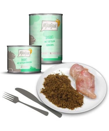 Mjamjam Premium Wet Cat Food - Insect & Juicy Chicken Grain-Free (6 x 400g) - International Shipping Available - Buy Online on GoSupps.com