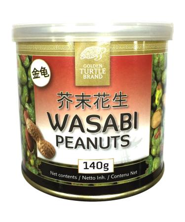 Golden Turtle Snacks Cacahuètes Wasabi - 140 gr