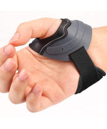 Velpeau CMC Thumb Brace for Osteoarthritis CMC Joint Pain Relief Soft and Comfortable Stabilizes CMC Joint Without Limiting Hand Function (Grey Right Medium Palm circumference 7 3/4 - 8 7/8 ) Medium Grey-Right Hand
