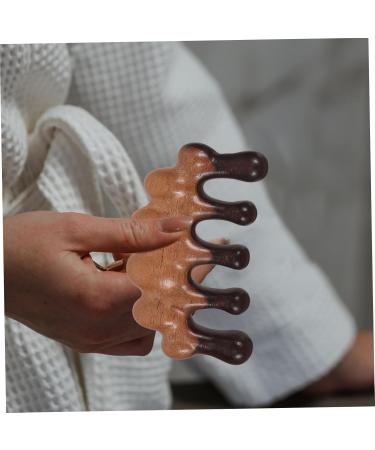 FOMIYES Wooden Massage Comb - Broad Tooth Hair Comb for Men | Durable 10x5cm Design Tool for Scalp Massage & Hair Care - Buy Online on GoSupps.com