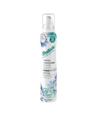 Batiste Waterless Cleansing Foam No Rinse Shampoo Cleanse + Shine with Coconut Milk 125-ml Batiste Waterless Cleansing Foam Cleanse + Shine with Coconut Milk 125mL
