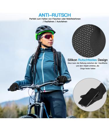 Yaniky Touchscreen Gloves for Men & Women - Warm Windproof Fleece Running & Cycling Gloves for Winter Outdoor Activities - Buy Online on GoSupps.com