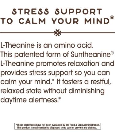 Buy Enzymatic Therapy L-Theanine 60 Veg Capsules - Natural Relaxation & Focus - Buy Online on GoSupps.com