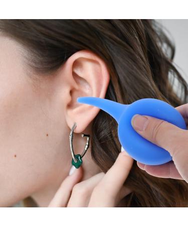 Artibetter 2pcs Ear Syringe Bulb Set - 75ml Blue | Ear Washing Rubber Suction Squeeze Ball Laboratory Tool - Buy Online on GoSupps.com