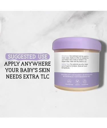 Maty's All Natural Baby Ointment - Petroleum & Fragrance Free - Coconut & Jojoba Oils - 10 oz - Buy Online on GoSupps.com