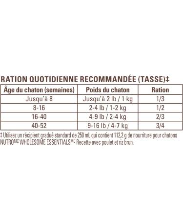 NUTRO Wholesome Essentials Kitten Dry Food Chicken & Brown Rice Recipe 1.36kg Bag - Buy Online on GoSupps.com