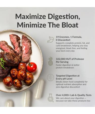 BiOptimizers Magnesium Breakthrough 4.0, (60 Capsules) & MassZymes 4.0, (250 Capsules) - Natural Sleep, Brain, and Digestive Health Support Supplement Bundle - Buy Online on GoSupps.com