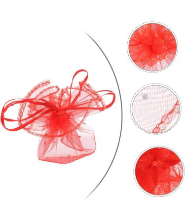 KALLORY 100pcs Christmas Mesh Bag Package Bag Storage Pouch Bag Happy Candy Storage Bags 25x25x0.1cm As Shown - Buy Online on GoSupps.com