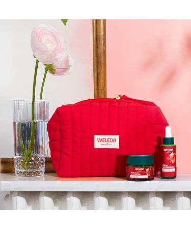 WELEDA - MACA POMEGRANATE FACE KIT - Day Cream + Firming Serum - Firming anti-aging treatment for women aged 40 and over - Reduces wrinkles and firms - NATRUE* - Vegan*** - 40+30 ml - Buy Online on GoSupps.com