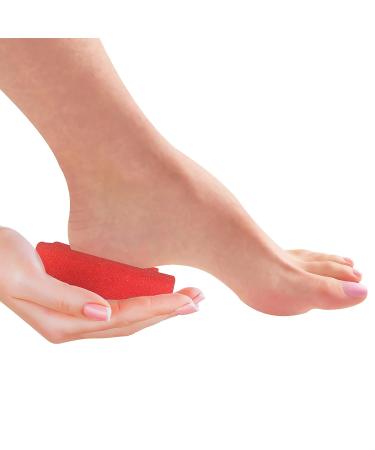 S&T INC. Sole Magic Foot Scrubber Smoothing Pad | Callus Remover for Feet | Rose | 4 x 2.8 x 1 | 1 Pack - Buy Online on GoSupps.com