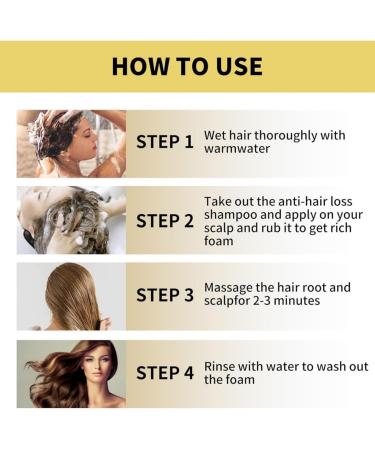 Ginseng Extract Root Nourishing Shampoo Herbal Extract Shampoo 8-Minute Ginseng Shampoo Herbal Hair Serum Restores smooth - Buy Online on GoSupps.com