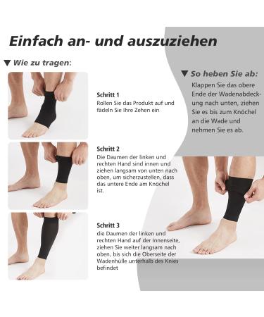 Uonner Class 2 Compression Stockings for Men & Women - 23-32 mmHg Calf Bandage for Muscle Recovery Beige - 1 Pair - Buy Online on GoSupps.com