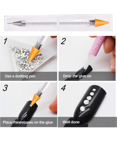 1500PCS Nail Gems Flat Back Rhinestones Set | JUYOO 12 Styles Round Diamonds | AB Shiny Crystals for Nails, Face, Teeth | DIY Crafts - Clear - Buy Online on GoSupps.com