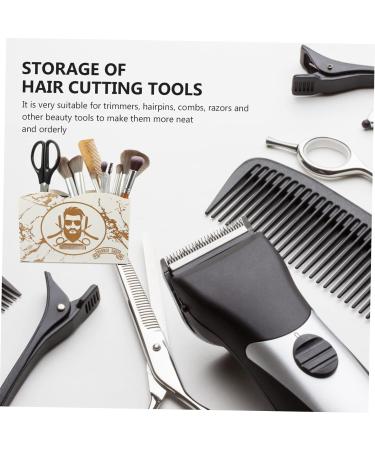Buy Minkissy Makeup Container 5 Scissors Storage Holder & Tool Organizer for Hairdressers Durable Plastic with Compartments for Combs & Scissors Ideal for Salon Use - Buy Online on GoSupps.com