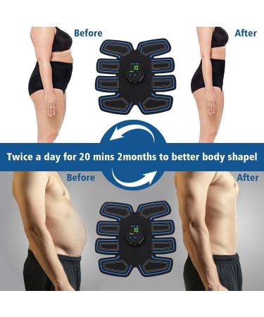 Afaneep EMS Abdominal Muscle Trainer - Ultimate Belly Coach for Fat Loss & Core Strength | International Shipping - Buy Online on GoSupps.com
