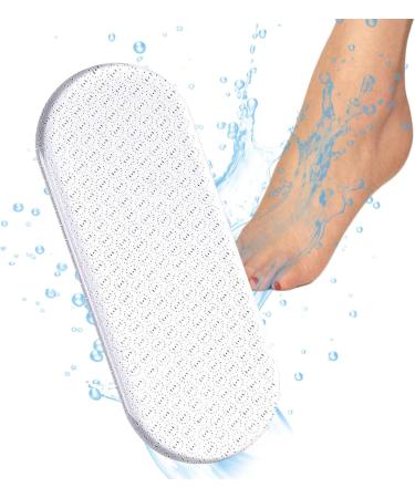 Wontool Hard Skin Remover Clear Glass Foot File Pedicure Helper | in-Shower Foot Scrubber Dead Skin Remover Dry Heels Skin Remover Pedicure Kit for Feet Dead Skin Smoothing - Buy Online on GoSupps.com